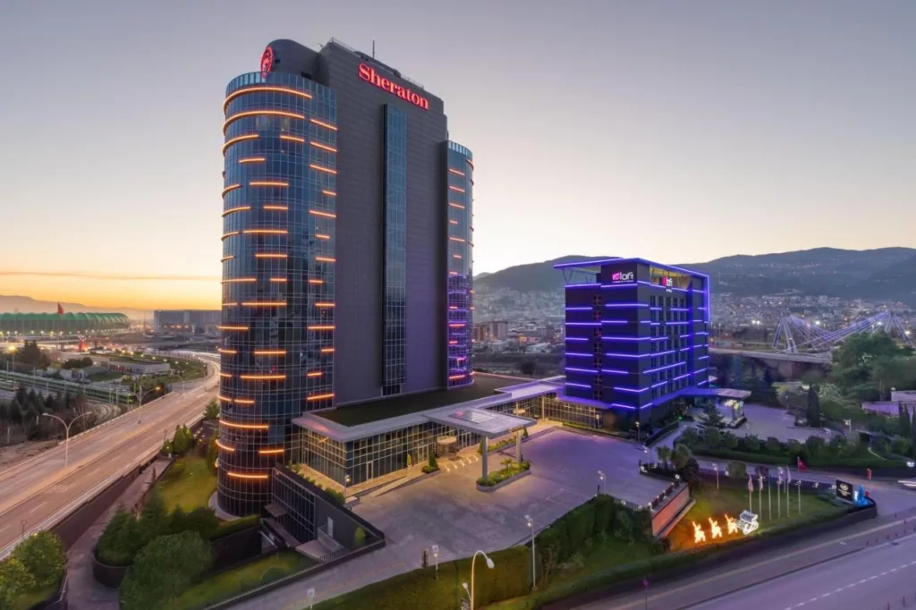 فندق شيراتون بورصة أهم فنادق بورصة تركيا 5 نجوم