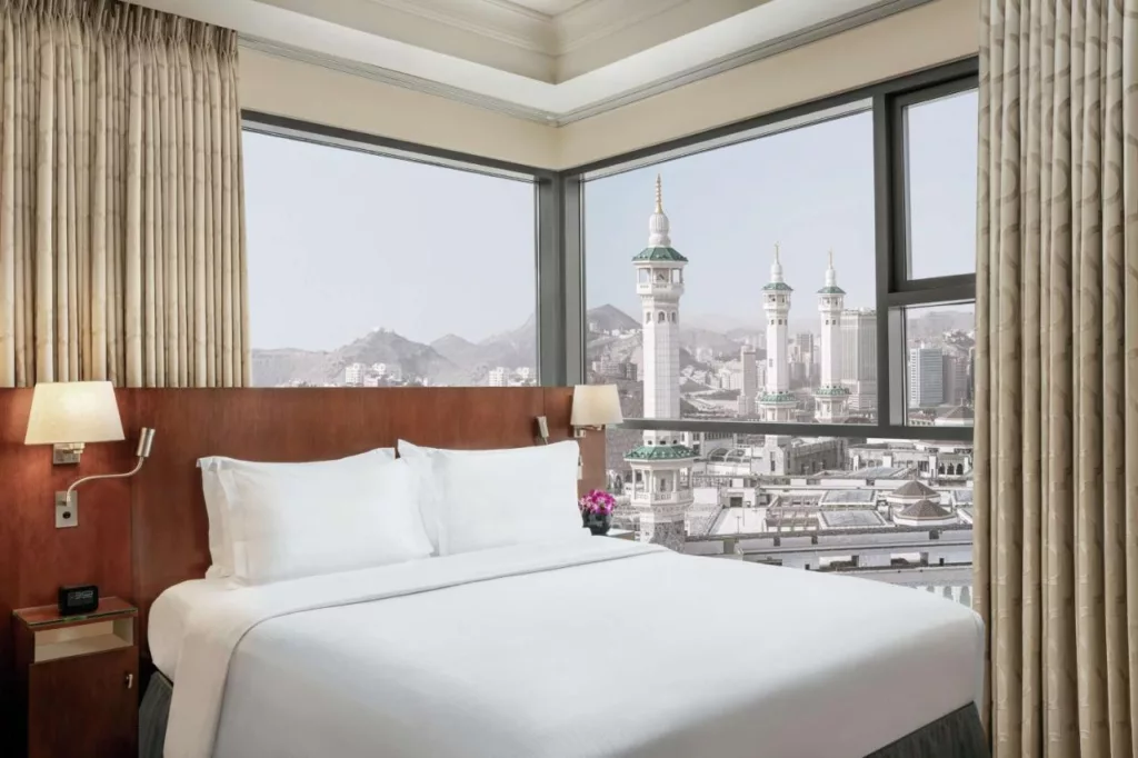 أجنحة هيلتون مكة أفخم الفنادق في مكة.