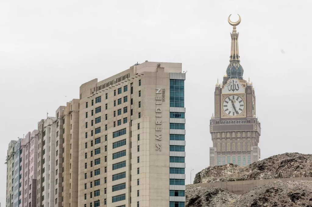 أبراج لو ميريديان مكة هو أحد فنادق مكة المكرمة رخيصة
